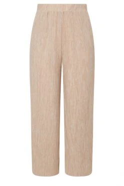 YOURS - Pantalon Wide Leg Beige Plissé à Poches 11 YOURS - Pantalon Wide Leg Beige Plissé à Poches -Evans Boutique df3c0660 c978 44 303903 X