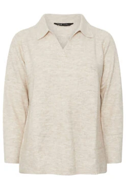 YOURS Curve Pull En Maille à Col Marron Naturel 15 YOURS Curve Pull En Maille à Col Marron Naturel -Evans Boutique dfa3f86c 35ef 41 280656 X