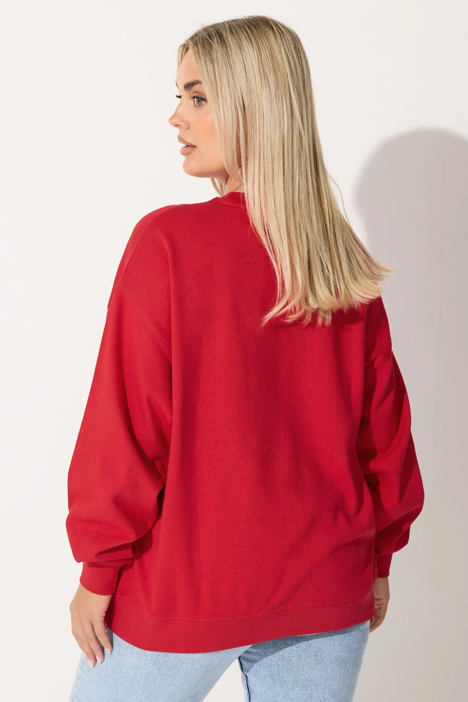 LIMITED COLLECTION Sweat-shirt Graphique Curve Red Christmas Lights 5 LIMITED COLLECTION Sweat-shirt Graphique Curve Red Christmas Lights – Image 3