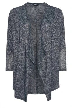 YOURS - Cardigan Midaxi Bleu Marine Design Cascade 11 YOURS - Cardigan Midaxi Bleu Marine Design Cascade -Evans Boutique dffc946b 0e21 43 303643 X