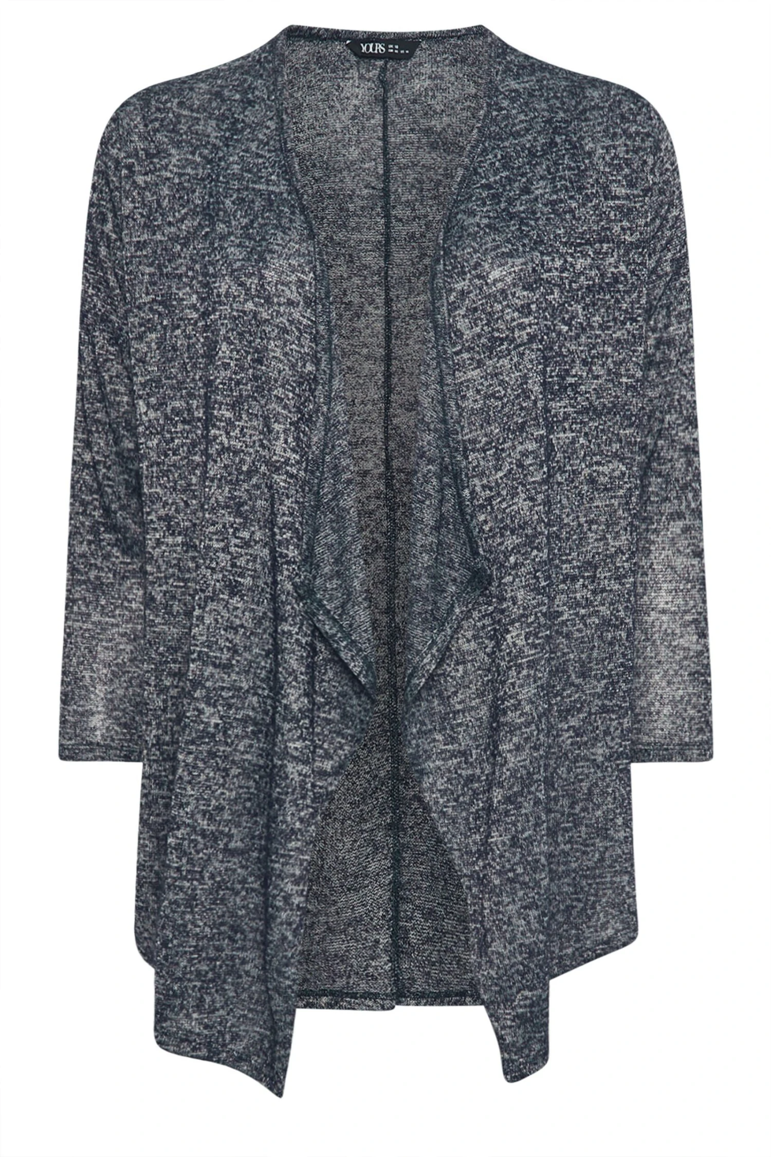 YOURS - Cardigan Midaxi Bleu Marine Design Cascade 7 YOURS - Cardigan Midaxi Bleu Marine Design Cascade – Image 5