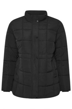 YOURS Curve Manteau Matelassé Noir Carré YOURS Curve 11 YOURS Curve Manteau Matelassé Noir Carré YOURS Curve -Evans Boutique e0f3ca37 1296 40 121067 X