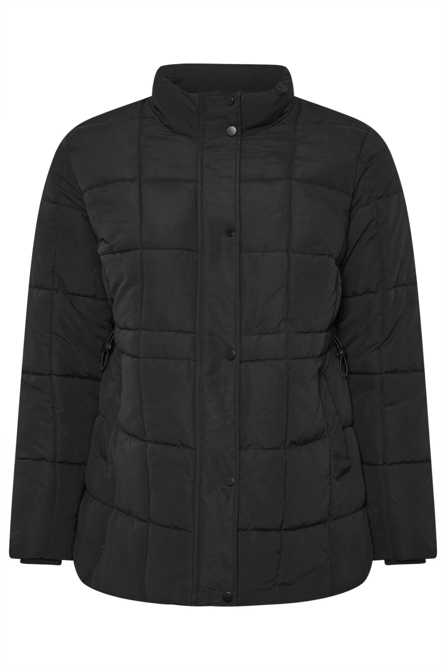YOURS Curve Manteau Matelassé Noir Carré YOURS Curve 7 YOURS Curve Manteau Matelassé Noir Carré YOURS Curve – Image 5