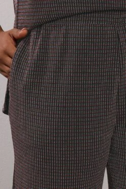 YOURS Curve Pantalon Large Noir Métallisé 10 YOURS Curve Pantalon Large Noir Métallisé -Evans Boutique e1304078 ff61 4c 310273 D