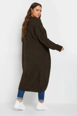 YOURS - Cardigan Maxi En Maille Marron 9 YOURS - Cardigan Maxi En Maille Marron -Evans Boutique e2b93153 1ea7 49 280311 C