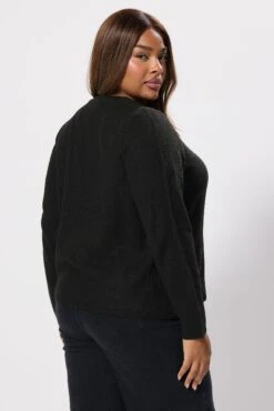 YOURS Curve Cardigan à Nœud Sur Le Devant En Perles Noires 14 YOURS Curve Cardigan à Nœud Sur Le Devant En Perles Noires -Evans Boutique e600307f a499 4e 280675 C