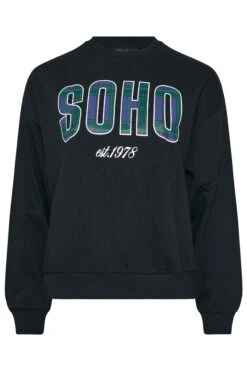 YOURS Curve Sweat-shirt à Carreaux Noirs « Soho » 13 YOURS Curve Sweat-shirt à Carreaux Noirs « Soho » -Evans Boutique e70c37df cc6a 46 126801 X