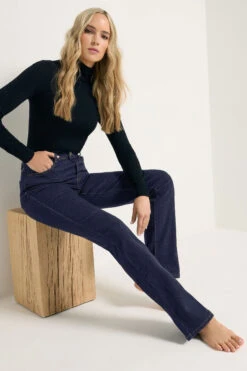 LTS Tall Indigo Blue Denim Bootcut Jeans