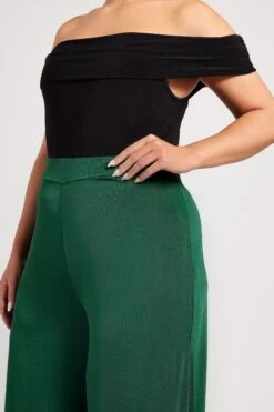 YOURS LONDON - Pantalon Wide Leg Vert Émeraude En Jersey 11 YOURS LONDON - Pantalon Wide Leg Vert Émeraude En Jersey -Evans Boutique e7d6fe00 efe3 40 162793 D