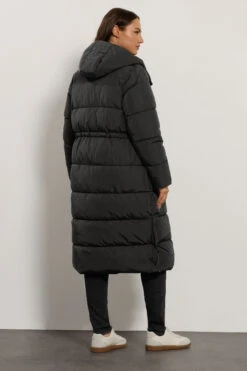 EVANS Curve Black Maxi Puffer Coat 11 EVANS Curve Black Maxi Puffer Coat -Evans Boutique e816ac4e b5d5 4e 616222 E
