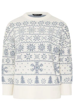 YOURS Curve Pull En Maille Blanche à Motif Jacquard Flocon De Neige 15 YOURS Curve Pull En Maille Blanche à Motif Jacquard Flocon De Neige -Evans Boutique ea5461fa f197 47 280761 X