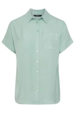 YOURS - Chemisier Oversize Boutonné Bleu Turquoise Pastel 11 YOURS - Chemisier Oversize Boutonné Bleu Turquoise Pastel -Evans Boutique eafee17f ef58 40 175175 X