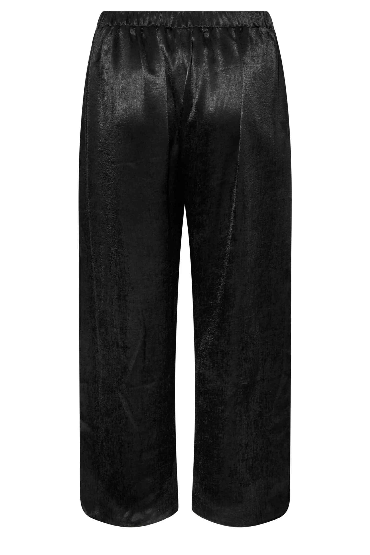 Pantalon Noir Satiné Wide Leg 7 Pantalon Noir Satiné Wide Leg – Image 5