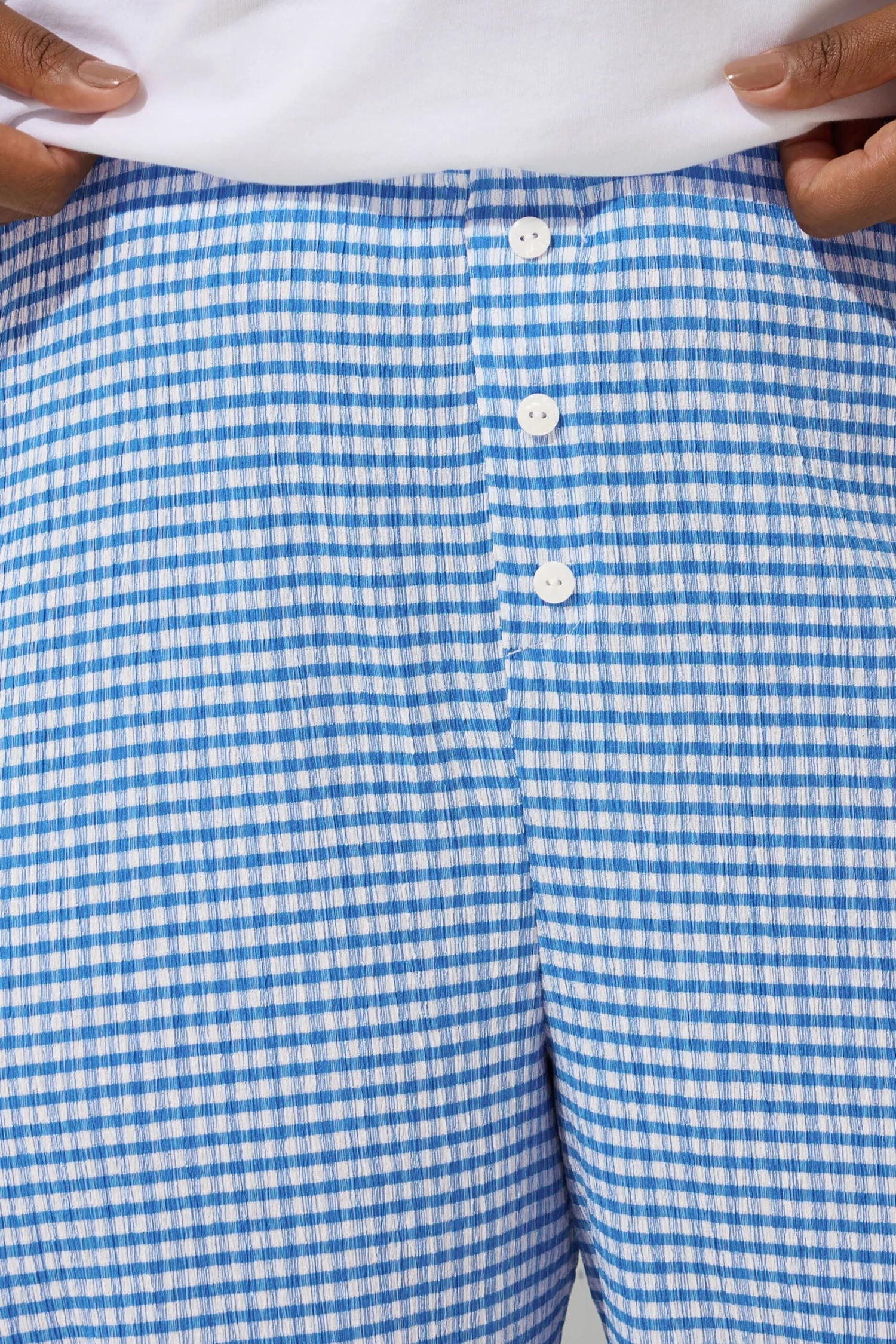 LIMITED COLLECTION Pantalon Curve Vichy Boutonné Sur Le Devant 6 LIMITED COLLECTION Pantalon Curve Vichy Boutonné Sur Le Devant – Image 4