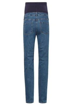 LTS Tall Maternity Indigo Blue Washed UNA Stretch Mom Jeans 15 LTS Tall Maternity Indigo Blue Washed UNA Stretch Mom Jeans -Evans Boutique eca11137 b179 4d 198077 Y