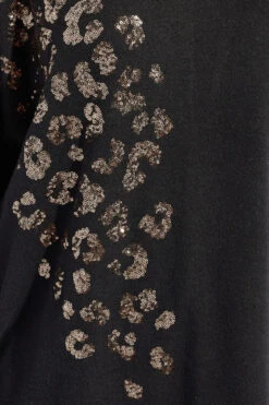 YOURS Curve Pull Noir à Sequins Et Imprimé Léopard 10 YOURS Curve Pull Noir à Sequins Et Imprimé Léopard -Evans Boutique ed41f3db e33c 4f 285060 D