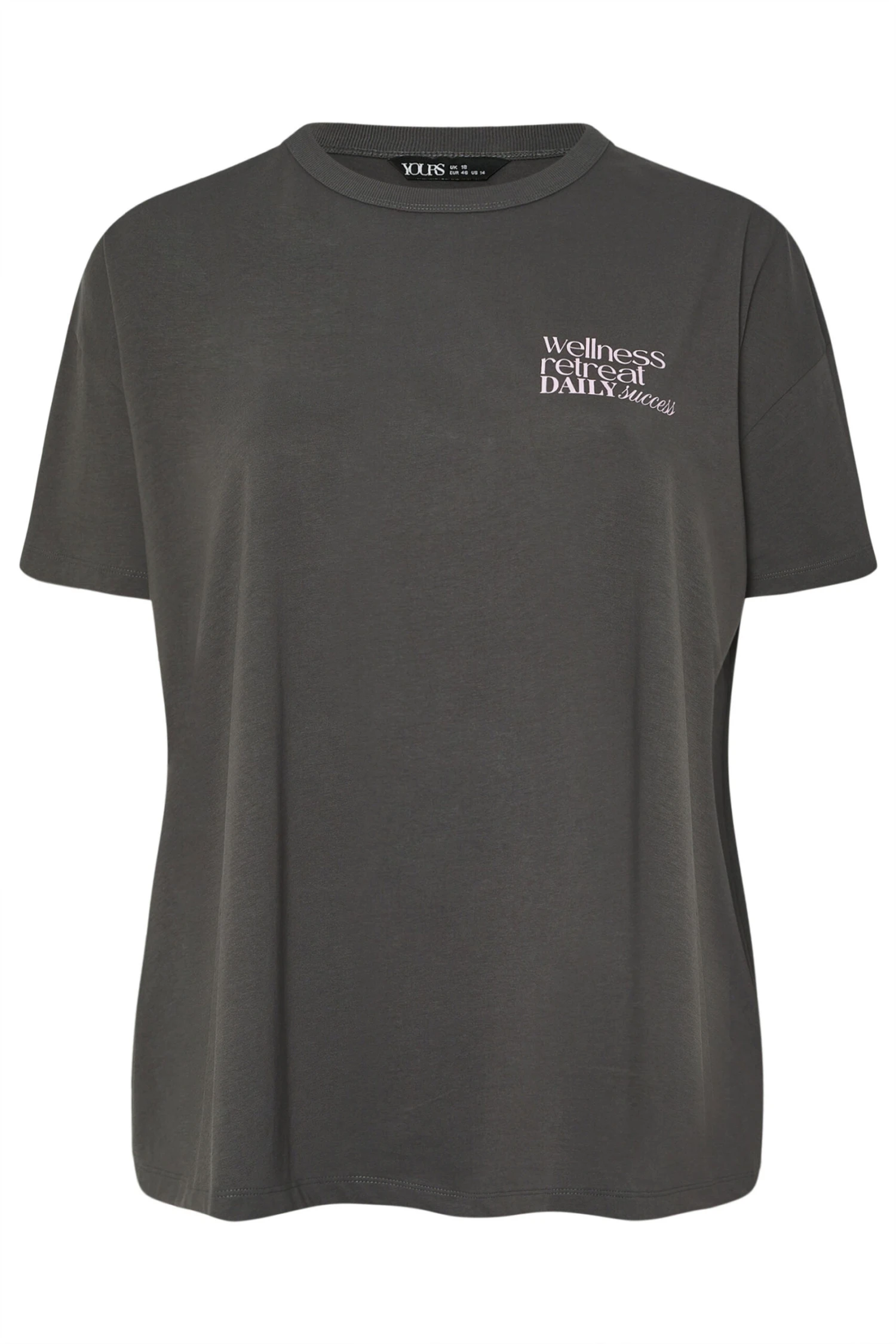 YOURS ACTIVE - Top Gris Charbonneux Oversize 'Wellness Retreat' 7 YOURS ACTIVE - Top Gris Charbonneux Oversize 'Wellness Retreat' – Image 5