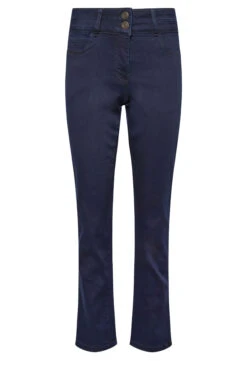 M&Co Indigo Blue Lift & Shape Straight Leg Jeans 11 M&Co Indigo Blue Lift & Shape Straight Leg Jeans -Evans Boutique ee2c2463 06f3 4c 501354 X