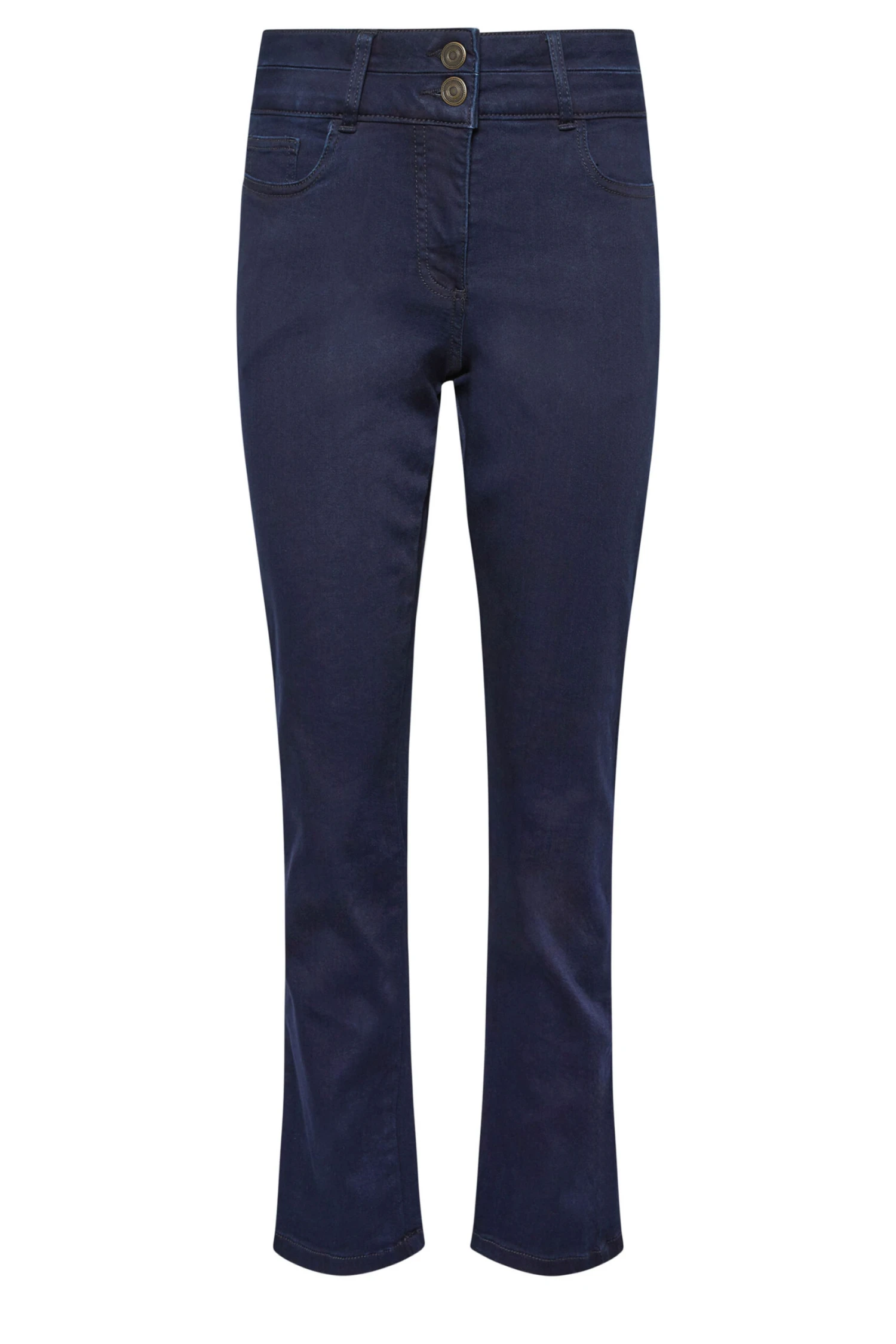 M&Co Indigo Blue Lift & Shape Straight Leg Jeans 7 M&Co Indigo Blue Lift & Shape Straight Leg Jeans – Image 5