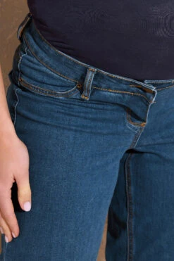 LTS Tall Maternity Indigo Blue Washed UNA Stretch Mom Jeans 13 LTS Tall Maternity Indigo Blue Washed UNA Stretch Mom Jeans -Evans Boutique eeb139a2 7527 4e 198077 D