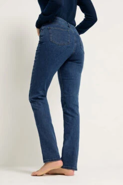 LTS Tall Dark Blue Stretch Straight Leg Jeans 9 LTS Tall Dark Blue Stretch Straight Leg Jeans -Evans Boutique eeccc00d 420f 4f 351719 E