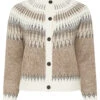 YOURS Curve Cardigan En Maille Fairisle Marron Naturel 2 YOURS Curve Cardigan En Maille Fairisle Marron Naturel -Evans Boutique f05d4cd2 0087 41 280823 X