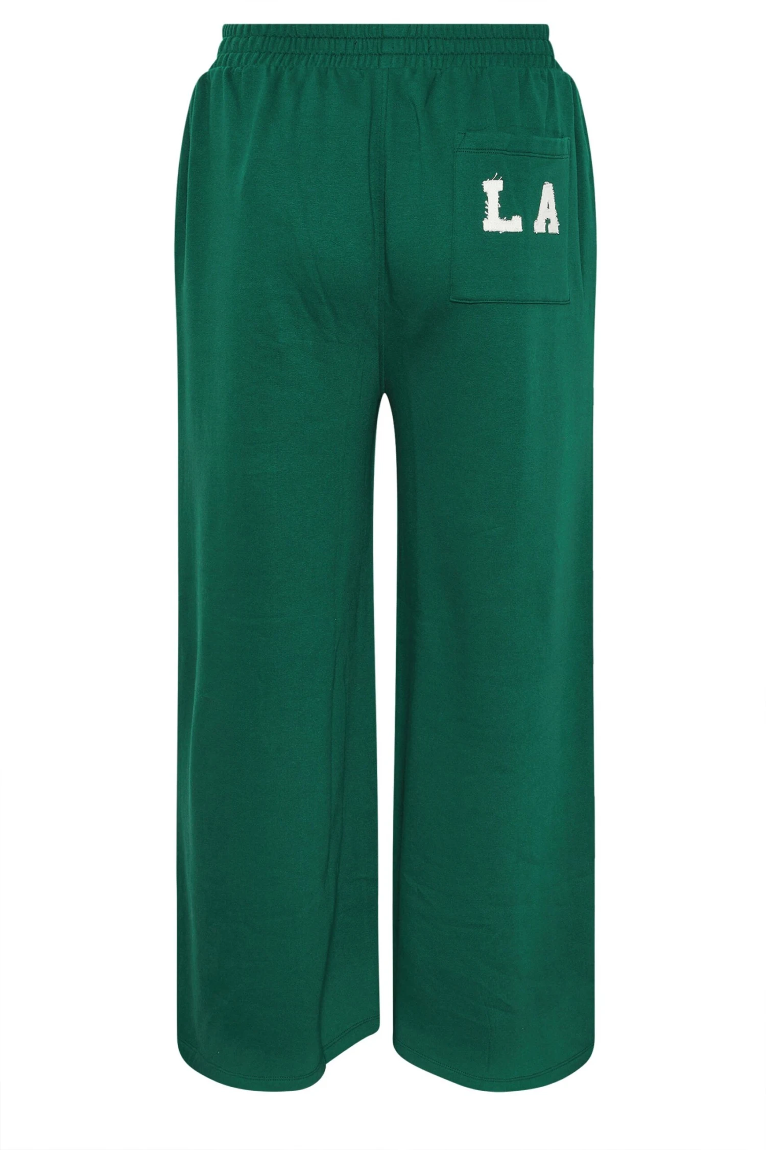 YOURS Curve Pantalon De Jogging Large Vert « LA » 9 YOURS Curve Pantalon De Jogging Large Vert « LA » – Image 7