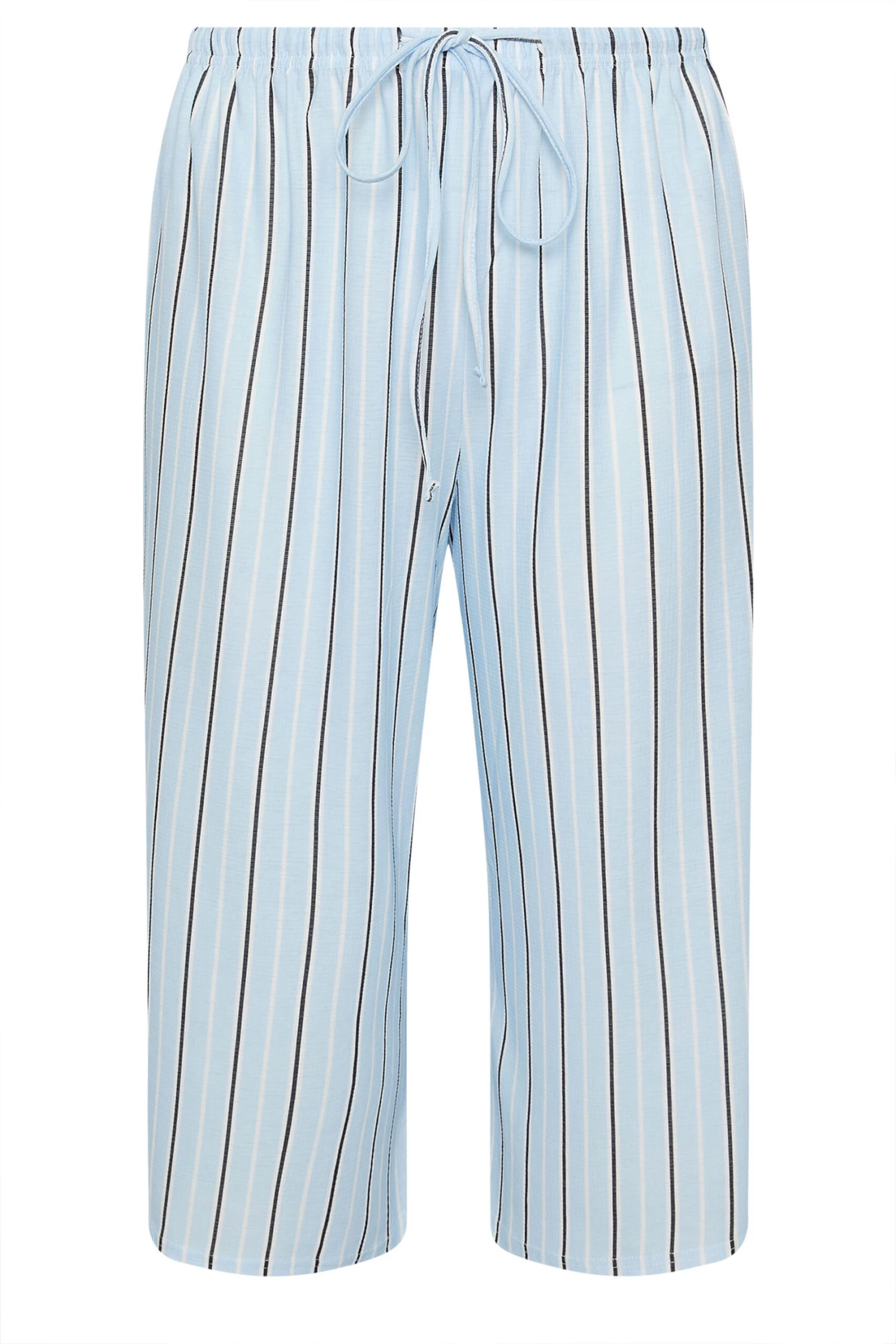 YOURS - Pantalon Jupe-Culotte Bleu Ciel à Rayures 7 YOURS - Pantalon Jupe-Culotte Bleu Ciel à Rayures – Image 5