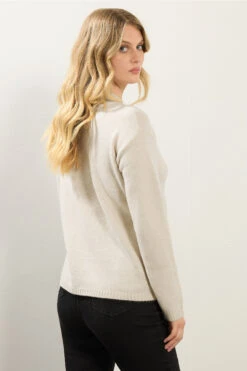 LTS Tall Cream Knitted Bow Front Cardigan 9 LTS Tall Cream Knitted Bow Front Cardigan -Evans Boutique f4f13574 b4bd 49 356378 C