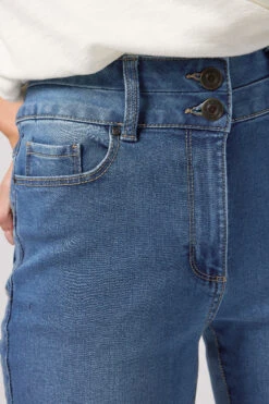 M&Co Mid Wash Blue Lift & Shape Kick Flare Jeans 11 M&Co Mid Wash Blue Lift & Shape Kick Flare Jeans -Evans Boutique f5368b84 9297 49 501527 C