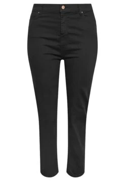 YOURS - Jeans Noir RUBY Coupe Droite -Evans Boutique f602cf62 2b1d 4a 143536 X