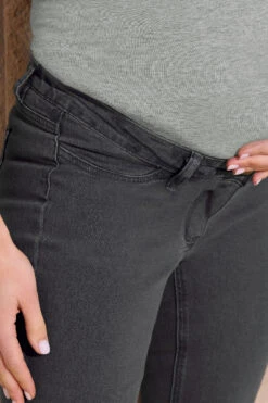 LTS Tall Maternity Grey Skinny AVA Jeans 11 LTS Tall Maternity Grey Skinny AVA Jeans -Evans Boutique f70ec91e e07c 43 198105 D