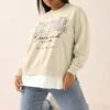 YOURS Curve Sweat-shirt 2 En 1 « New York » Marron Naturel 2 YOURS Curve Sweat-shirt 2 En 1 « New York » Marron Naturel -Evans Boutique f7a7f0ff f79c 4f 126688 A