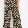 YOURS - Pantalon Wide Leg Beige & Noir Géométrique 1 YOURS - Pantalon Wide Leg Beige & Noir Géométrique -Evans Boutique f8c9dcf3 41d6 4e 143745 A