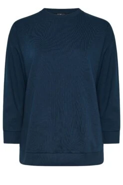 YOURS Curve Sweat-shirt à Col Rond Bleu Marine 11 YOURS Curve Sweat-shirt à Col Rond Bleu Marine -Evans Boutique f94767ee a6a8 4f 126763 X