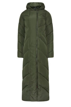 LTS Tall Green Padded Maxi Coat 13 LTS Tall Green Padded Maxi Coat -Evans Boutique fab2f47d 6c54 48 353289 X