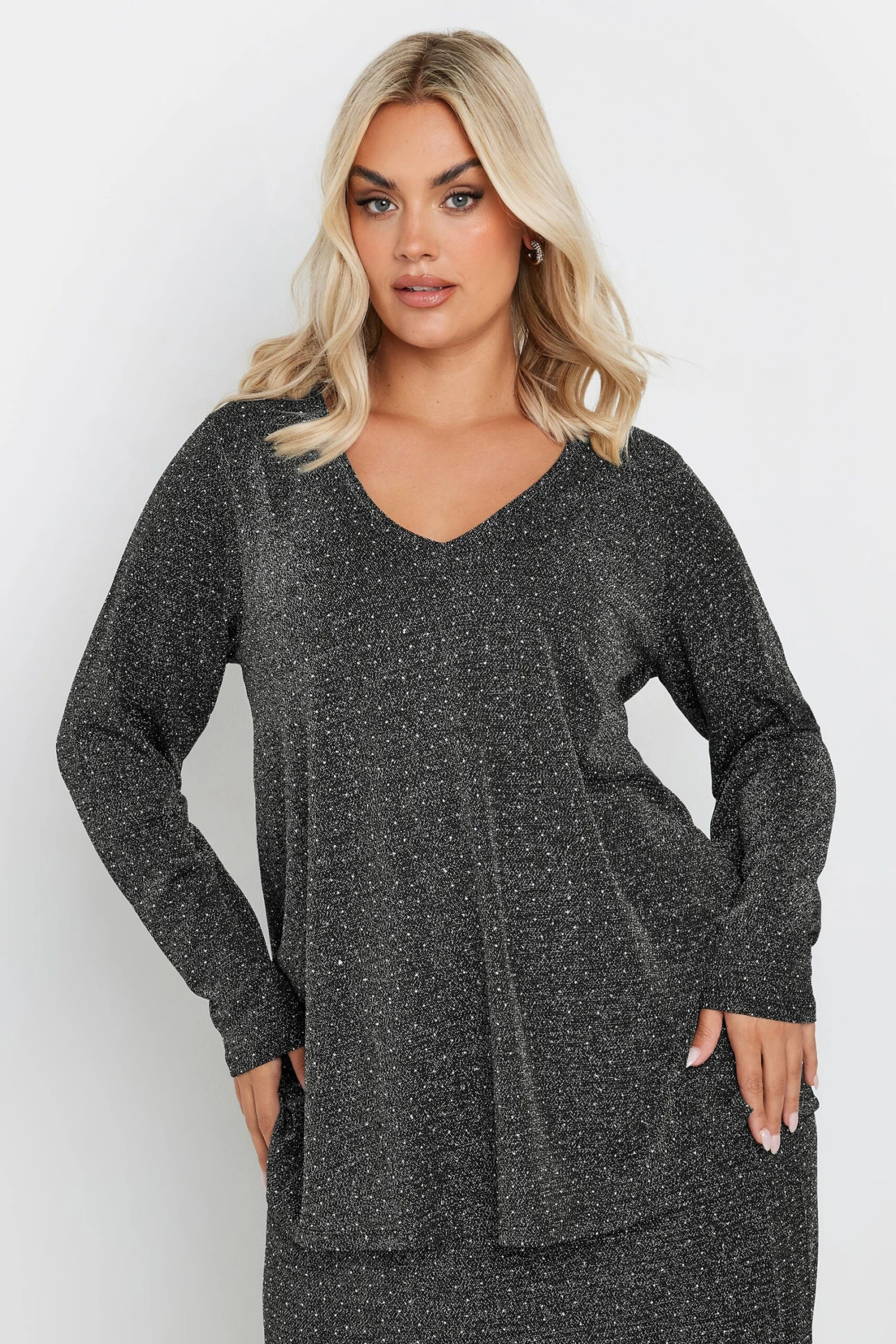 YOURS - Top Argenté Métallique En Jersey 3 YOURS - Top Argenté Métallique En Jersey