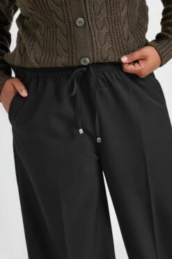 YOURS - Pantalon Noir Coupe Wide Leg à Poches 10 YOURS - Pantalon Noir Coupe Wide Leg à Poches -Evans Boutique fcda4735 8c99 40 140067 D