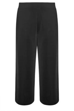 YOURS LONDON - Pantalon Noir Satiné Coupe Wide Leg 11 YOURS LONDON - Pantalon Noir Satiné Coupe Wide Leg -Evans Boutique fd2114f4 49f6 4c 162792 X