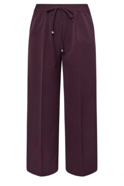 YOURS - Pantalon Bordeaux Coupe Wide Leg à Poches 13 YOURS - Pantalon Bordeaux Coupe Wide Leg à Poches -Evans Boutique fe0353ae 3f31 4d 140069 X